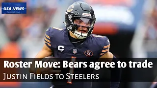 Bears TRADE Justin Fields to Steelers | Roster Move | USA NEWS DAILY