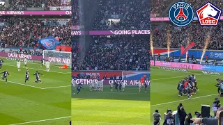 PSG Fans Crazy Reactions To Messi Last Minute Freekick Goal Against Lille