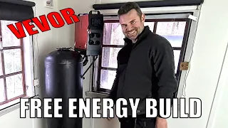 DIY Vevor Diesel Stove with  Free Energy Sand Battery