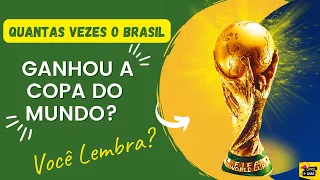 Copas do Mundo que o Brasil já ganhou? BRASIL PENTA: relembre os títulos de Copa do Mundo  ⭐⭐⭐⭐⭐