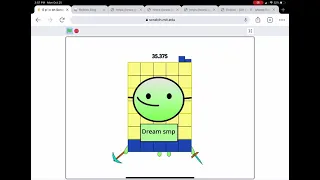 Basically i remade dream’s theme in the numberblocks band