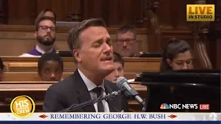 Michael W  Smith Sings at George H W  Bush's Funeral