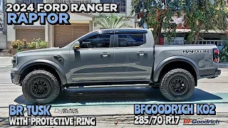 2024 Ford Ranger Raptor | Black Rhino Tusk 17" | BFGoodrich ko2 285x70 R17 @ RNH Tire Supply