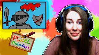 Ez egy IGAZI LOVAG! 😍 Minecraft Pixel Painters w/ZsDav