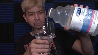 drinking thick water