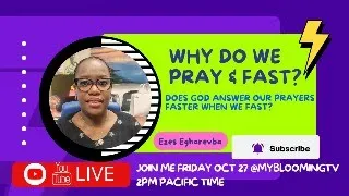 WHY DO WE PRAY AND FAST? Does God answer our prayers more when we #fasting #prayer #jesusislord