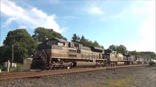 NS 12V at Enon Valley, PA with NYC 1066 and PC 1073  8/16/2019