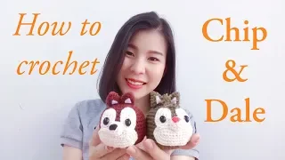 How to crochet "Chip and Dale"