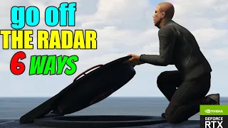 Go off the radar 6 ways to go out of sight Gta Online