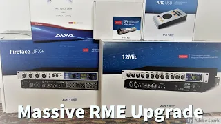 RME FireFace UFX+, 12Mic, ARC USB - Unbox and Connections