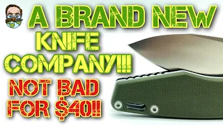 This BRAND NEW knife company is off to a good start!! Under $40!! 😳🤔