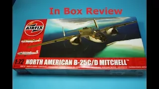 Airfix 1/72 North American B-25 C/D Mitchell In Box Review