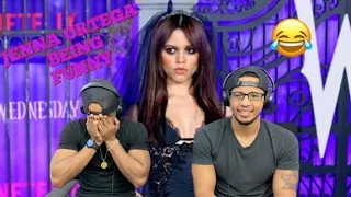 😂⚰️Jenna Ortega being the funny for 12.5 min straight!!(REACTION)