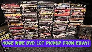 Huge WWE DVD Lot Pickup from Ebay