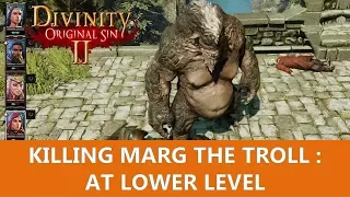 How to kill Marg the troll at lower level (Divinity Original Sin 2)