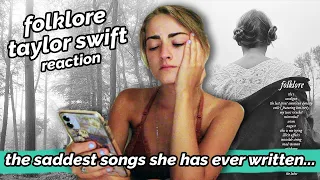 maybe i cried... a lot ✰ FOLKLORE ✰ Taylor Swift Reaction
