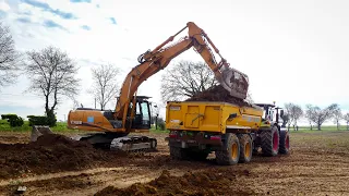 TERRASSEMENT D'UN POULAILLER   DE 2000M3 / TRAVAUX PUBLICS DE KERPEZDRON