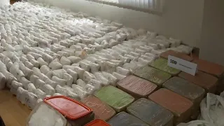 Spanish police say they've broken up Sinaloa cartel network, and seized 1.8 tons of meth