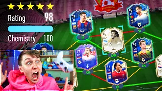 98 RATED!! - HIGHEST RATED TOTS FUT DRAFT EVER!! (FIFA 21)