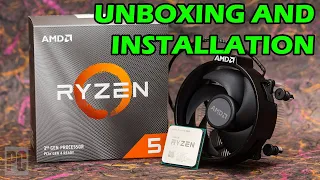 RYZEN 5 3600 UNBOXING & INSTALLATION