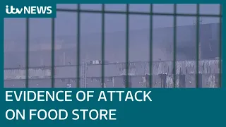 ITV News sees evidence of recent attack on major food store in town on Kyiv's outskirts | ITV News