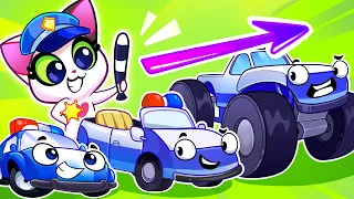 Let's Go Police Monster Truck⭐🚓Rescue Team || Toddler Video by Paws & Play