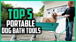 ✅ Top 5 Best Portable Dog Bath Tools of 2024