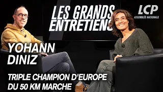 Yohann Diniz, triple champion d'Europe du 50 km marche | Les grands entretiens de Nathalie Iannetta