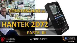 PARTE 3/4 - HANTEK 2D72 (2D42) MULTIMETRO OSCILOSCOPIO PORTATIL y GENERADOR DE FUNCIONES - ESPAÑOL