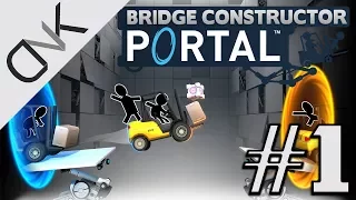 PUENTES CON PORTALES - Bridge Constructor Portal #1