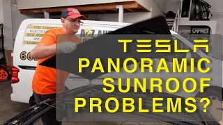 Tesla Panoramic Roof (Sunroof) most common problems and solutions