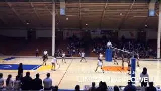 Lincoln vs. Lowell JV Girls Volleyball Championship 2013-14 Part 1