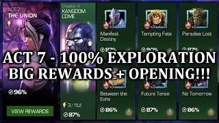 ACT 7 100% EXPLORATION | REWARDS AND STUFF