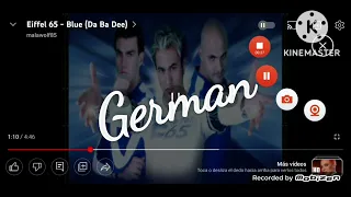 Eiffel 65 Blue - Multilanguage DUBS