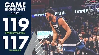 Full Game Highlights: Minnesota Timberwolves vs Oklahoma City Thunder