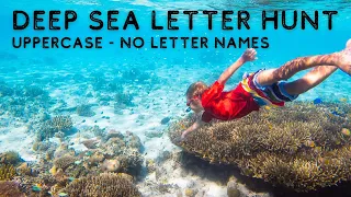 Uppercase Letter Hunt - Go on a Deep Sea Learning Adventure! VERSION 2 (No Letter Names)