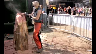 Cherie Currie: musician, author, chainsaw artist