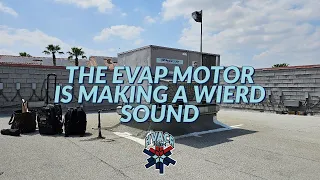 THE EVAP MOTOR IS MAKING A WIERD SOUND