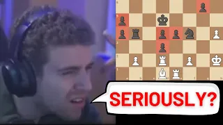 Danya Confounded By Carlsen's Trickery