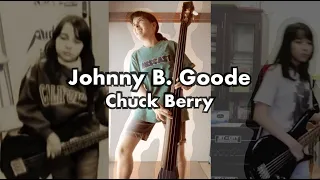 Chuck Berry - Johnny B. Goode - upright bass #cover #チャックベリー