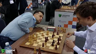 Dubov's Phenomenal opening preparation leaves Nepomniachtchi clueless | World Blitz 2022