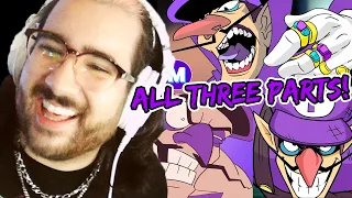 HE DIDN'T HAVE TO GO THIS HARD! | Shwabadi Reacts to Waluigi vs Smash Rap Battles 1, 2, & 3