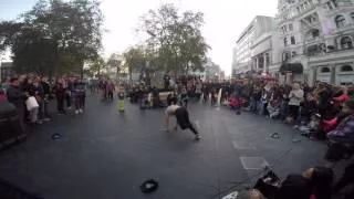 Breakdance on Leicester Square - London 2015