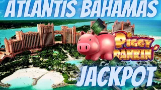 🐷💵 JACKPOT PIGGY BANKIN SLOT MACHINE & FLYING TO THE BAHAMAS 🇧🇸 CITY DRIVE THROUGH TO ATLANTIS