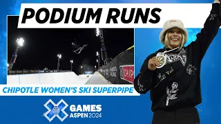 Chipotle Women’s Ski SuperPipe: Top 3 Runs | X Games Aspen 2024