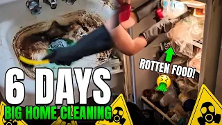 I Cleaned His Home Under 6 Days (big home cleaning) 🏡