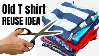DIY idea From Old T-shirt // Recycle Idea From Old T-shirt // By Hand made Ideas