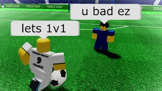 I met a TOXIC kid... so I 1v1'd him (Touch Football Roblox)