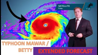 Cat  5 Super Typhoon Mawar / Bagyong Betty moves through the Philippine Sea, Westpacwx Update