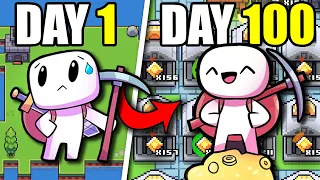 I played 100 days of Forager